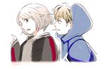  2boys avengers male multiple_boys peter_maximoff quicksilver silver_hair x-men 