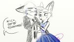  2017 anthro canine daughter disney duo fan_character father father_and_daughter female fox fur isabelle_wilde male mammal nick_wilde parent trashasaurusrex zootopia 