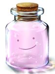  bubble closed_mouth commentary_request cork creature ditto full_body gen_1_pokemon mea_(pixiv23333494) no_humans pokemon pokemon_(creature) simple_background smile solo white_background 