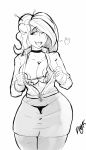  2018 anthro big_breasts big_butt breasts butt cleavage clothed clothing digital_drawing_(artwork) digital_media_(artwork) dragk equine eyelashes female friendship_is_magic fur hair horse humanoid looking_at_viewer mammal monochrome my_little_pony open_mouth pony rarity_(mlp) simple_background smile solo standing thick_thighs wide_hips 