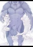 animal_genitalia anthro anthro_on_anthro ball_fondling ball_grab ball_sniffing ball_worship balls belly_lick belly_nipples between_legs big_balls blue_body blue_fur blush bodily_fluids body_worship canid canine canis faceless_anthro faceless_character faceless_male fangs featureless_chest felid feline fondling fully_sheathed fur genital_fluids genital_worship genitals group hi_res hybrid larger_anthro larger_male leaking_precum licking male male/male male_anthro mammal muscular muscular_anthro muscular_male nipples nude_anthro nude_male pecs precum r4wry sheath simple_background size_difference smaller_anthro smaller_male sniffing solo_focus surrounded teeth tongue tongue_out white_background wolf