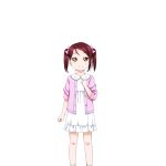  alternate_hairstyle artist_request bangs child dress looking_at_viewer love_live! love_live!_school_idol_festival love_live!_sunshine!! official_art parted_bangs pink_sweater red_hair sakurauchi_riko smile solo sweater transparent_background twintails white_dress yellow_eyes younger 