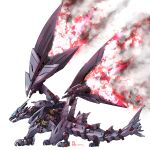  absurdres cockpit dated energy glass_cockpit highres mecha mecha_focus mechanical_tail mechanical_wings mechanization monster_hunter_(series) no_humans non-humanoid_robot pravin_rao_santheran robot robot_dragon signature smoke tail thrusters valstrax white_background wings zoids 