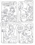 anthro big_breasts big_butt bovid breasts butt caprine caught caught_in_the_act caught_off_guard circe_(artist) clothing comic deer deltarune english_text female female/female freckled_face freckles gaming goat group hat headgear headwear hi_res horn human inner_thoughts kris_dreemurr lizard male mammal mature_female new_world_deer nightcap nightgown noelle_holiday nude overweight pajama_bottoms pajama_pants pajama_shirt pajamas playing_video_game reindeer reptile scalie searching small_breasts susie_(deltarune) text thought_bubble toriel undertale_(series) underwear waking_up