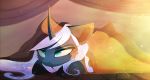  bedding blanket blue_eyes detailed_background digital_media_(artwork) equine eyelashes female feral friendship_is_magic hair hooves horn magnaluna mammal my_little_pony princess_luna_(mlp) solo unicorn white_hair 