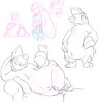  abdominal_bulge ambiguous_gender anthro beckoning drilbur drooling duo emusal featureless_crotch hi_res imminent_vore licking licking_lips lying mammal naughty_face navel nintendo on_couch on_side open_mouth pinup pok&eacute;mon pok&eacute;mon_(species) pose reptile saliva scalie scraggy sketch_page slightly_chubby standing tongue tongue_out uhoh video_games vore wide_eyed 