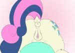  2016 animal_genitalia animal_pussy anus bonbon_(mlp) butt clitoral_winking clitoris cutie_mark dock equine equine_pussy female feral friendship_is_magic mammal my_little_pony presenting pussy raised_tail rear_view simple_background solo wolfmask 