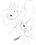  2016 anthro cat crossover duo feline female hedgehog hello_kitty hello_kitty_(character) hi_res jaynatorburudragon male mammal sanrio sonic_(series) sonic_the_hedgehog 