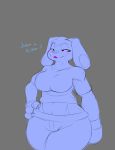  2016 anthro blue&#039;s_clues blue_(blue&#039;s_clues) blush canine dog english_text female hi_res jaynatorburudragon mammal smile solo text thick_thighs voluptuous wide_hips 