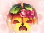  crossdressing halloween jack-o'-lantern kirame_kirai male_focus no_humans official_art pocket_mirror pumpkin ribbon 