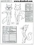  anthro black_and_white breasts canine desiree_lee dixie_(btt) female fox invalid_tag james_m_hardiman mammal model_sheet monochrome traditional_media_(artwork) 