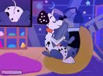  101_dalmatian_street 101_dalmatians anal anal_penetration animal_genitalia animal_penis anus balls balls_touching black_body black_fur black_nose black_sleeveless_shirt black_spots bodily_fluids canid canine canine_genitalia canine_penis canis cum cum_inside dachshund dalmatian disney domestic_dog duo dylan_(101_dalmatians) feral floppy_ears foxretro french_kissing fur genital_fluids genitals grey_body grey_ears grey_fur heterochromatic_ears hi_res hunting_dog kissing licking_nose male male/male mammal penetration penis rubbing sex spencer_(101_dalmatians) spots tan_body tan_fur telescope white_body white_fur white_spots 