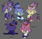  amused angry anthro blaze_the_cat clothing emotion_chart female forehead_gem fur gem gloves hair handwear hi_res impatient nervous ponytail purple_body purple_clothing purple_topwear rocketrrush sad sega simple_background solo sonic_the_hedgehog_(series) tail topwear yellow_eyes 