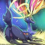  2018 antlers anus butt female feral horn legendary_pok&eacute;mon lumineko nintendo pok&eacute;mon pok&eacute;mon_(species) pussy pussy_juice solo url video_games xerneas 