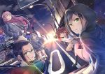  aqua_eyes bag black_hair blue_eyes blue_hair brown_hair car cityscape clothes_around_waist cloud cloudy_sky darling_in_the_franxx folded_hair glasses green_eyes ground_vehicle hair_ornament hairband hairclip hood hood_up hoodie ichigo_(darling_in_the_franxx) ikuno_(darling_in_the_franxx) imo_bouya jacket jacket_around_waist kokoro_(darling_in_the_franxx) lamppost long_hair looking_at_viewer miku_(darling_in_the_franxx) motor_vehicle multiple_girls necktie open_mouth pink_hair plaid plaid_skirt red_scarf road scarf school_bag school_uniform short_hair sitting skirt sky standing sunset tongue tongue_out twintails white_hairband zero_two_(darling_in_the_franxx) 