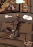 2026 absurd_res after_anal after_sex anthro artist_collaboration biped bodily_fluids brown_body brown_fur buckteeth butt claws comic cum cum_in_ass cum_inside cum_on_butt cum_on_own_penis cum_on_penis cum_on_self cum_on_sofa dialogue digital_media_(artwork) door duo ear_piercing ear_ring english_text finger_claws fur furniture gene_(kloogshicer) genital_fluids genitals green_eyes grey_body grey_fur hair hi_res humanoid_genitalia humanoid_penis hyena kloogshicer lizardlars male male/male male_anthro mammal markings mohawk multicolored_body multicolored_fur murid murine nude_anthro nude_male orange_hair pawpads paws penis piercing rat ring_piercing rodent ronny_(kloogshicer) sofa speech_bubble spots spotted_body spotted_fur spotted_hyena stated_sexuality tan_body tan_fur teeth text toe_claws two_tone_body two_tone_fur