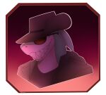  anthro australian_hat clothed clothing eyewear fish flexet_(photolol.03) glasses hat headgear headwear hi_res male marine photolol.03 shark simple_background smile solo 