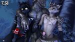 2024 3d_(artwork) anthro arm_scar balls big_penis black_body black_fur black_hair black_highlights black_markings bottomwear brown_body brown_fur brown_hair brown_scales canid canine canis clothed clothing digital_media_(artwork) erection erection_under_loincloth felid fur genitals group hair hand_on_shoulder hi_res highlights_(coloring) humanoid_genitalia humanoid_penis hypnosis ineffective_clothing jackal loincloth loincloth_only male male/male mammal markings mind_control multicolored_body multicolored_fur multicolored_hair nori_(psikokinetic) nude_anthro nude_male outside pantherine penis psiko_(psikokinetic) psikokinetic reptile ringed_eyes scales scalie scar snake source_filmmaker_(artwork) tail tail_around_penis tail_fetish tail_play topless trio two_tone_body two_tone_fur two_tone_hair white_markings yellow_eyes