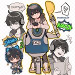  +++ 1boy ahoge ai_the_somnium_files ai_the_somnium_files:_nirvana_initiative animal_ear_headphones animal_ears baseball_cap blush book cantobear cat_ear_headphones cat_ears commentary enda_shouma english_commentary fake_animal_ears grey_pants grey_vest hands_up hat headphones holding holding_book holding_unworn_clothes holding_unworn_hat long_sleeves multiple_views open_mouth pants parted_lips robot shirt shoes simple_background sneakers spoken_squiggle squiggle sweat unworn_hat unworn_headwear vest wheel white_background white_shirt white_shoes yellow_hat 