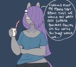  2015 anthro anthrofied blind blindfold earth_pony english_text equine female friendship_is_magic horse mammal maud_pie_(mlp) my_little_pony pony solo somescrub text 