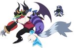  1boy absurdres alternate_form asymmetrical_clothes bat_wings ben_10 big_the_cat black_horns black_pants blaze_the_cat blue_tongue body_fur chaos_0 claws colored_tongue commentary crocodile_boy cyberlord1109 dr._eggman e-123_omega english_commentary espio_the_chameleon furry furry_male fusion gloves heterochromia highres horns kevin_11_(ben_10) knuckles_the_echidna lemur_tail male_focus mimic_the_octopus monster neck_fur octopus_boy pants rouge_the_bat shadow_the_hedgehog shoulder_spikes single_horn single_pantsleg sonic_(series) sonic_the_hedgehog sonic_the_hedgehog_(idw) spiked_gloves spikes spines striped_horns tangle_the_lemur vector_the_crocodile white_fur white_gloves wings zavok_(sonic) 