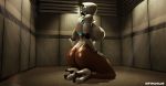  3d_(artwork) big_breasts big_butt breasts butt clothing digital_media_(artwork) female haydee huge_breasts huge_butt humanoid machine not_furry robot sfrogue simple_background solo source_filmmaker thick_thighs video_games wide_hips 