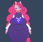  &lt;3 &lt;3_eyes anthro anthrofied big_breasts breasts cosplay crossover earth_pony equine female friendship_is_magic hi_res horse huge_breasts mammal my_little_pony nipple_bulge nipples one_eye_closed pinkie_pie_(mlp) pony smile solo somescrub toriel undertale video_games wink 