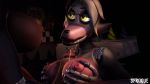 3d_(artwork) animatronic anthro big_breasts breasts canine cum cum_on_breasts dickgirl digital_media_(artwork) duo erection female five_nights_at_freddy&#039;s five_nights_at_freddy&#039;s_2 fox hair hi_res intersex machine mammal mangle_(fnaf) nipples nude open_mouth penis robot sex sfrogue smile solo source_filmmaker video_games 