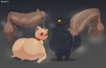  2026 anthro artist_name axoarts balls big_balls big_butt big_penis black_body black_ears black_fur black_hair blush bodily_fluids body_hair brown_body brown_ears brown_fur butt crossed_arms digital_media_(artwork) eyes_closed fur genital_fluids genitals group hair hairy_balls half-closed_eyes hi_res huge_balls huge_penis hyper hyper_balls hyper_genitalia hyper_penis kneeling league_of_legends looking_at_another looking_back male mammal multicolored_body multicolored_fur musk musk_cloud narrowed_eyes neck_tuft nude penis pose precum pubes rear_view red_tuft riot_games shortstack shortstack_male small_balls standing sweat teemo_(lol) tencent text thick_thighs tuft two_tone_body two_tone_fur veigar vein veiny_balls veiny_penis yordle 