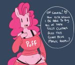  &lt;3 2015 anthro anthrofied big_breasts breasts earth_pony english_text equine female friendship_is_magic horse huge_breasts hugtastic_pinkie_pie mammal my_little_pony pinkie_pie_(mlp) pony solo somescrub text 