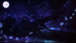  2015 black_bars detailed_background digital_media_(artwork) dragon flying horn membranous_wings moon night outside sinistereternity sky spines star starry_sky wings 