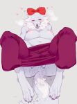  &lt;3 anthro bebebebebe big_breasts blush breasts canine clothed clothing convenient_censorship dog fay_spaniel female fingering fingering_self mammal masturbation navel nintendo nipples pants_down partially_clothed pussy_juice ribbons solo star_fox sweat topless vaginal vaginal_masturbation video_games 