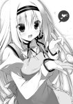  1girl hand monochrome rinslet_laurenfrost seirei_tsukai_no_blade_dance 