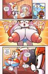absorption_vore animated animated_comic anthro bow_tie breast_expansion breast_transformation breasts cheese_the_chao chocola_the_chao clothed clothing comic cream_the_rabbit expansion fully_clothed lagomorph leporid male mammal onomatopoeia rabbit sachasketchy sega semi_willing_vore sonic_the_hedgehog_(series) sound_effects speech_bubble text unknown_artist vanilla_the_rabbit vore