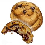  artist_logo chocolate chocolate_chip chocolate_chip_cookie commentary cookie food food_focus logo no_humans original simple_background studiolg white_background 