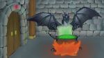 dragon female fire horn magic muzzle_(disambiguation) potion spike_(disambiguation) spikes thejoyfuldragon wings 
