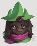  2019 caprine clothed clothing deltarune digital_media_(artwork) fur goat hecatta male mammal ralsei simple_background video_games 