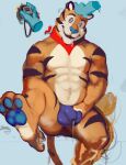 2026 anthro blue_nose blue_pawpads bodily_fluids brainwashing bulge clothed clothing cum cum_in_clothing cum_in_underwear cum_through_clothing cum_through_underwear digital_media_(artwork) disembodied_hand drooling duo feet felid frosted_flakes fur genital_fluids hi_res hindpaw hypnosis kellogg's kerchief leaking_cum male mammal mascot mind_control muscular muscular_anthro muscular_male neckerchief neckwear pantherine pawpads paws petting red_kerchief red_neckerchief saliva saudax7 smile solo_focus spiral spiral_eyes tiger tony_the_tiger underwear wet wet_clothing wet_underwear