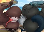 absurd_res anal anthro ass_to_ass beach beastars blizzard_entertainment butt butt_grab canid canine canis disney dominant facesitting female female/female forced group hand_on_butt hi_res humiliation judy_hopps juno_(beastars) mammal mythological_canine mythological_creature mythology nala_(nightartf) nightartf oral rimming sex sitting sitting_on_another snout snout_fuck trio warcraft werecanid werecanine werecreature werewolf wolf worgen zootopia