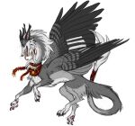  ambiguous_feral ambiguous_gender belly_nipples black_claws black_horn black_wings blue_eyes cheek_tuft claws dragon ear_piercing ear_ring facial_tuft feathered_wings feathers feral fur furred_dragon furred_scalie grey_body grey_fur grey_wings heatherwolf horn long_neck looking_at_viewer mythological_creature mythological_scalie mythology neck_tuft nipples open_mouth pawpads piercing red_nipples red_pawpads red_tongue ring_piercing scalie side_view simple_background solo tail tail_tuft tongue tongue_out tuft white_background white_body white_fur wings 