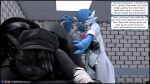  3d_(artwork) abs absurd_res anthro athletic audrey_(nastyman) big_breasts black_hair blender_(artwork) bodily_fluids breasts butt canid canid_demon canine clothed clothing comic demon dialogue digital_media_(artwork) dr._voir duo ear_piercing egg egg_insertion egg_transfer embryo english_text female fur furniture ghostgengaming hair hellhound hi_res hostage humanoid impregnation in_vitro_fertilization intersex intersex/female long_hair looking_at_viewer mammal medical_fetish medical_instrument medical_malpractice muscular muscular_anthro mythological_canine mythological_creature mythology penetration piercing questionable_consent scientific_instrument smile speech_bubble tail text thick_thighs 