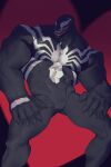  abs absurd_res alien alien_humanoid big_muscles black_body claws daath240 emblem empty_eyes featureless_crotch hi_res humanoid male marvel marvel_rivals muscular nipples not_furry sharp_teeth solo symbiote teeth venom_(marvel) 