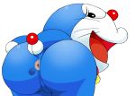  anus balls big_butt butt cat doraemon doraemon_(character) feline hi_res looking_at_viewer looking_back male mammal pornography seyrmo solo 