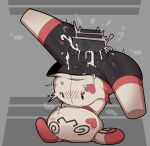  2026 abdominal_bulge black_body black_skin black_vulva blush blush_lines bodily_fluids butt clitoral_hood clothing cum cum_explosion cum_in_vagina cum_inflation cum_inside cum_on_butt cum_on_leg duo ejaculation female generation_7_pokemon genital_fluids genitals glistening glistening_body glistening_skin grey_background grey_penis hi_res inflation legwear male male/female mimikyu nintendo penetration penis pokemon pokemon_(species) prixxm_panda simple_background spinyu_(defunctumbra) spiral spiral_eyes spread_legs spreading steam steaming_body stockings tears tremble_lines tremble_spikes upside_down vaginal vaginal_penetration vein veiny_penis vulva white_clothing white_legwear white_stockings 
