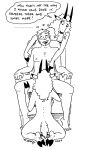  2024 antelope anthro black_and_white bodily_fluids bovid breasts cassandra_(tegerio) chair dani_(tegerio) drooling english_description english_text fellatio female fingers fur furniture gesture group hair hand_gesture heart_symbol hi_res hooved_fingers hooves horn human male male/female mammal monochrome nipples nude nude_female nude_male oral penile pointing rear_view saliva sex speech_bubble tail tegerio text trio 