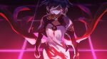  1girl amyucheu china_dress chinese_clothes cleavage_cutout clothing_cutout commentary_request dress elbow_gloves faceless faceless_female fu_hua fu_hua_(phoenix) gloves glowing highres honkai_(series) honkai_impact_3rd red_gloves solo white_dress white_hair 