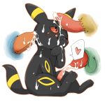  &lt;3 balls blush canine cum cum_on_body cum_on_face cum_on_penis disembodied_penis doneru eeveelution erection feral group male male/male mammal nintendo penis pok&eacute;mon pok&eacute;mon_(species) red_eyes solo_focus tongue tongue_out umbreon uncensored video_games 