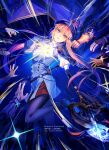  1girl absurdres annotation_request artoria_caster_(fate) artoria_caster_(second_ascension)_(fate) artoria_pendragon_(fate) avalon_le_fae_(fate/grand_order) black_boots black_gloves black_pantyhose blonde_hair blue_capelet blue_hat boots capelet character_request commentary_request cu_chulainn_(caster)_(fate) cu_chulainn_(fate) dress ector_(fate) emiya_shirou fate/grand_order fate_(series) gloves green_eyes habetrot_(fate) hat highres holding holding_staff hope_(fate) long_hair long_sleeves looking_at_viewer oberon_(fate) oberon_(third_ascension)_(fate) pantyhose partially_annotated percival_(fate) senji_muramasa_(fate) staff twitter_username white_dress yamano_udumi 