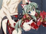  1boy 1girl 2000s_(style) angry bdsm bent_over blue_eyes blush bondage bound breasts bukkake chain clenched_teeth cuffs cum cum_in_pussy cum_on_ass cum_on_body cum_on_breasts cum_on_clothes cum_on_hair elbow_gloves elixir_rose facial game_asset gloves green_hair hetero kagashima_itsuki large_breasts long_hair magical_girl mahou_senshi_(series) mahou_senshi_elixir_knights maid nipples non-web_source official_art rape ribbon saitou_natsuki self-datamine sex sex_from_behind solo_focus teeth torso_grab variant_set visual_novel_cg 