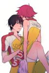  2boys cheerleader male male_focus multiple_boys tagme yaoi yowamushi_pedal 